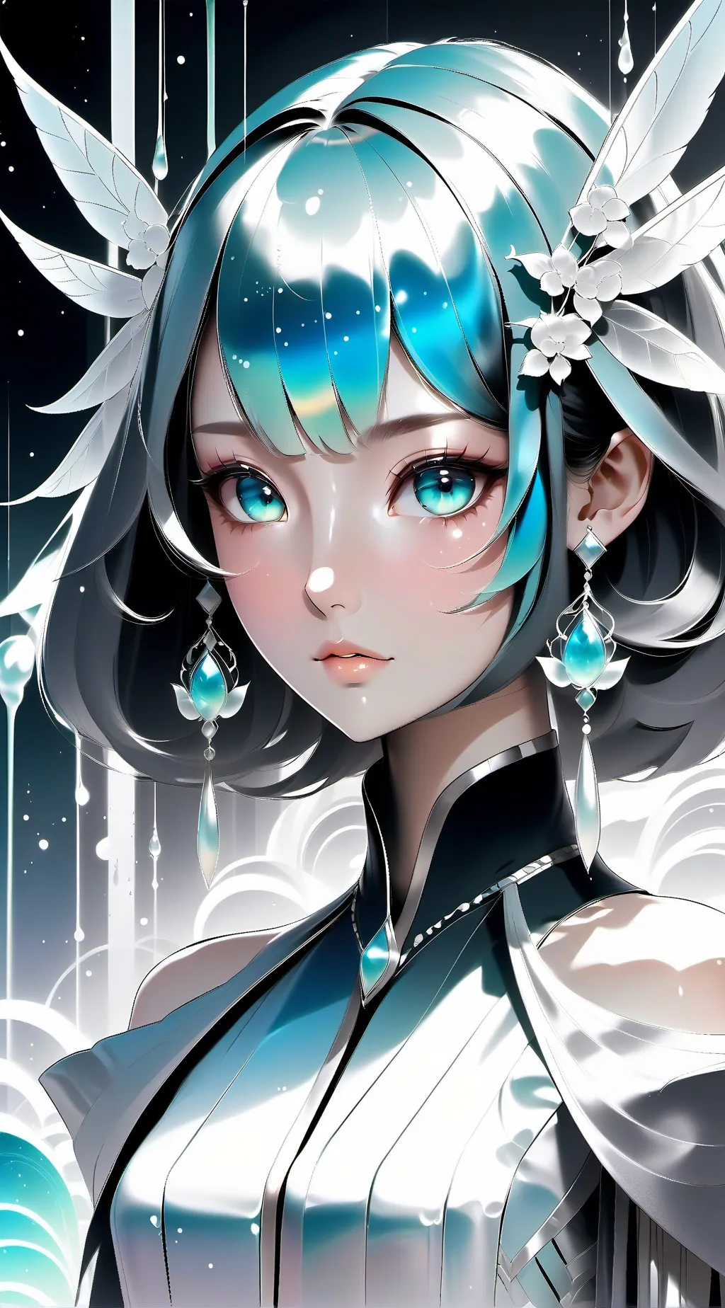 ai character: Coral background