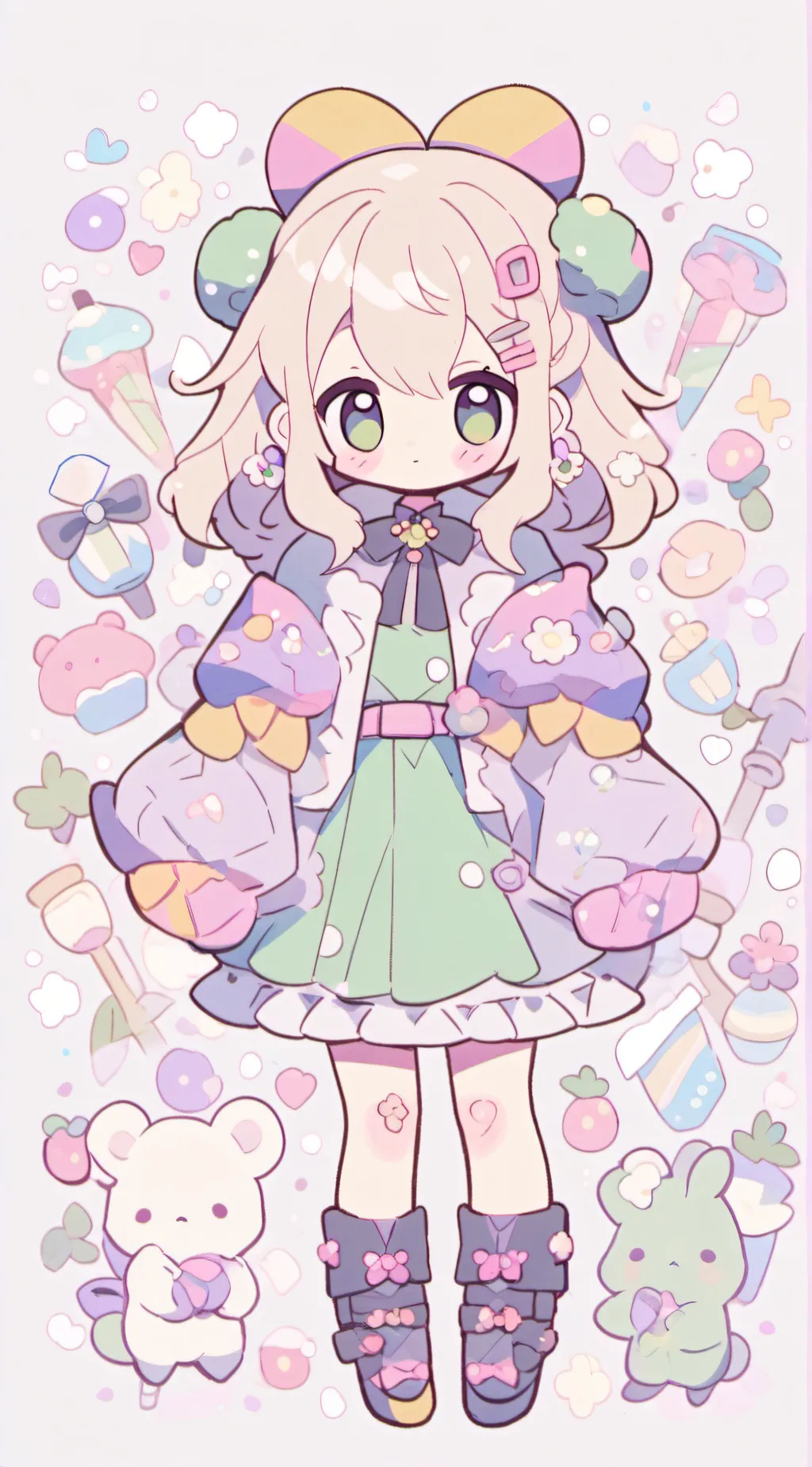 ai character: catnap background