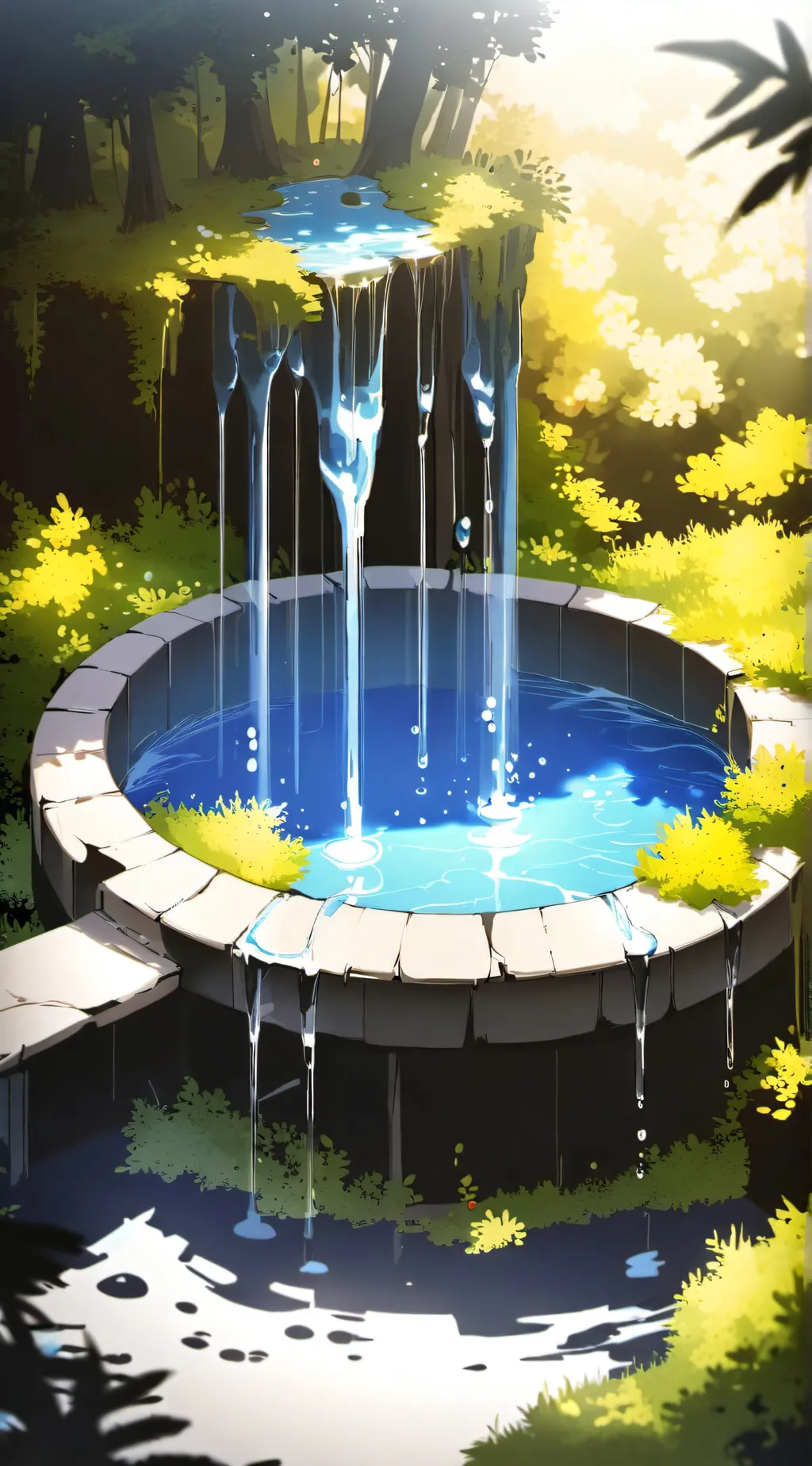 ai character: Slime Lake background