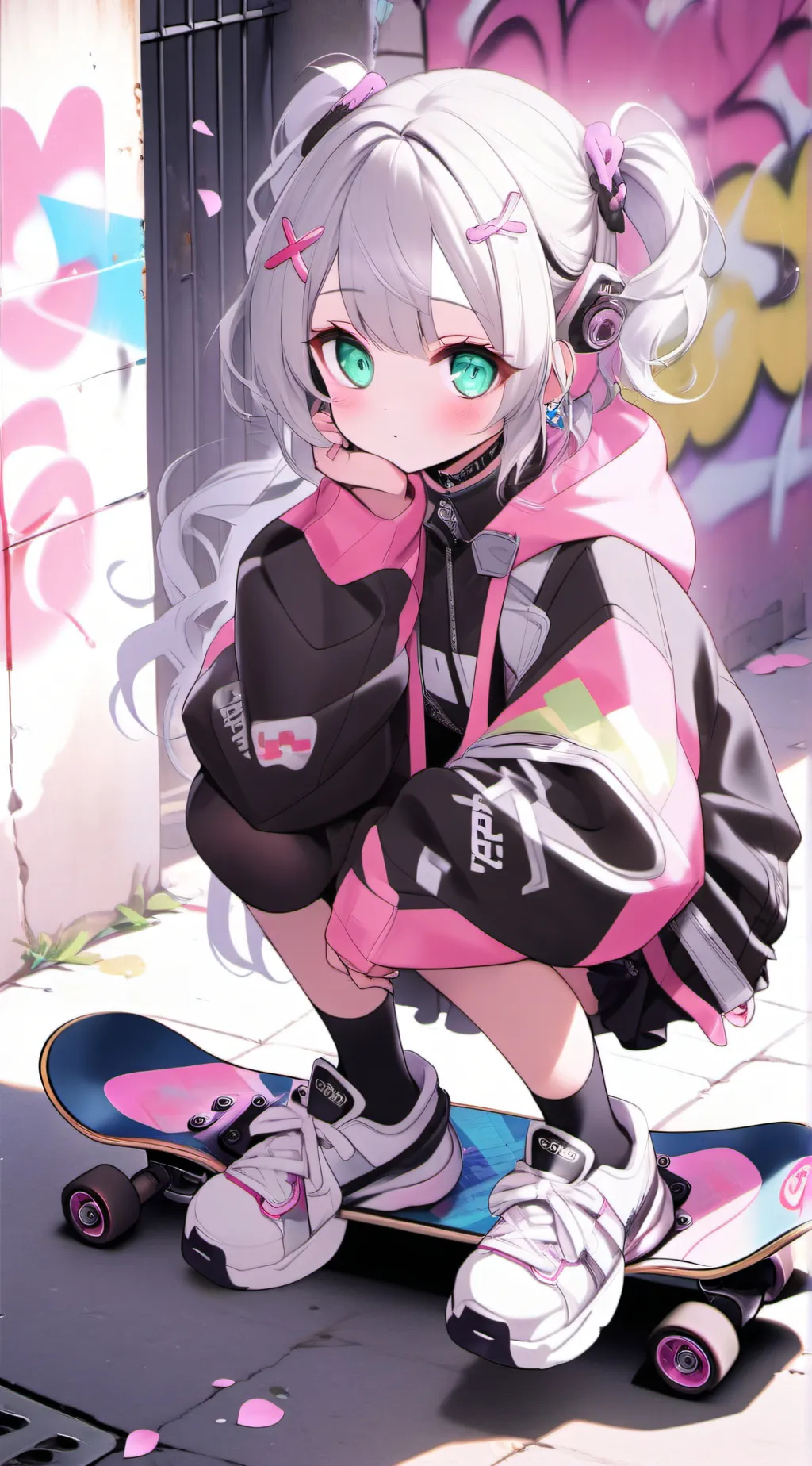 ai character: Uzi background