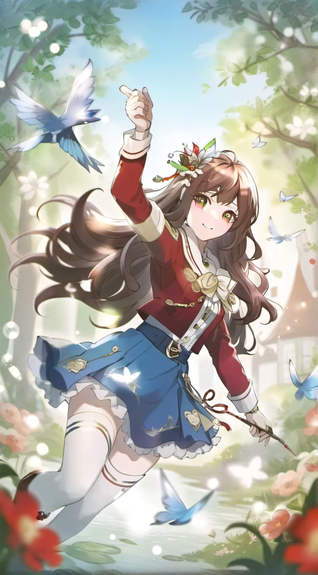 ai character: Sofia Lucy background