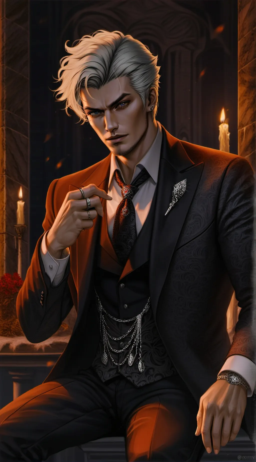 ai character: Cam background