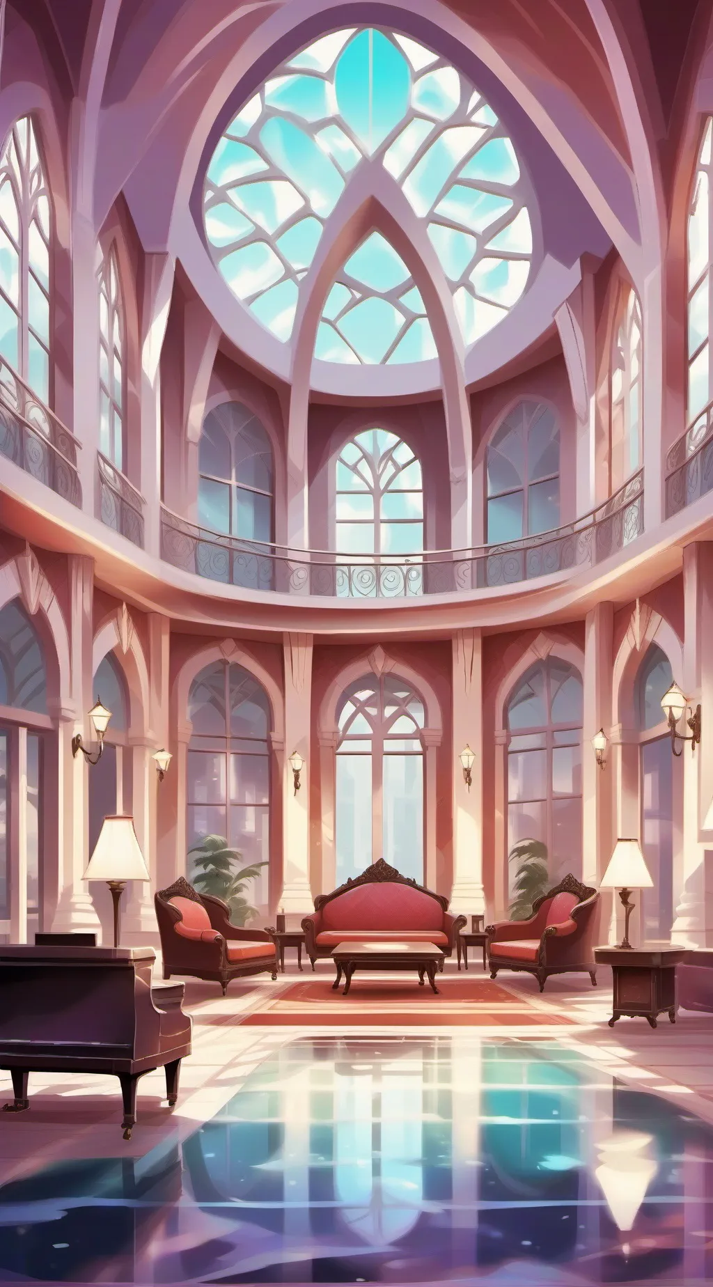 ai character: meeting with adam background