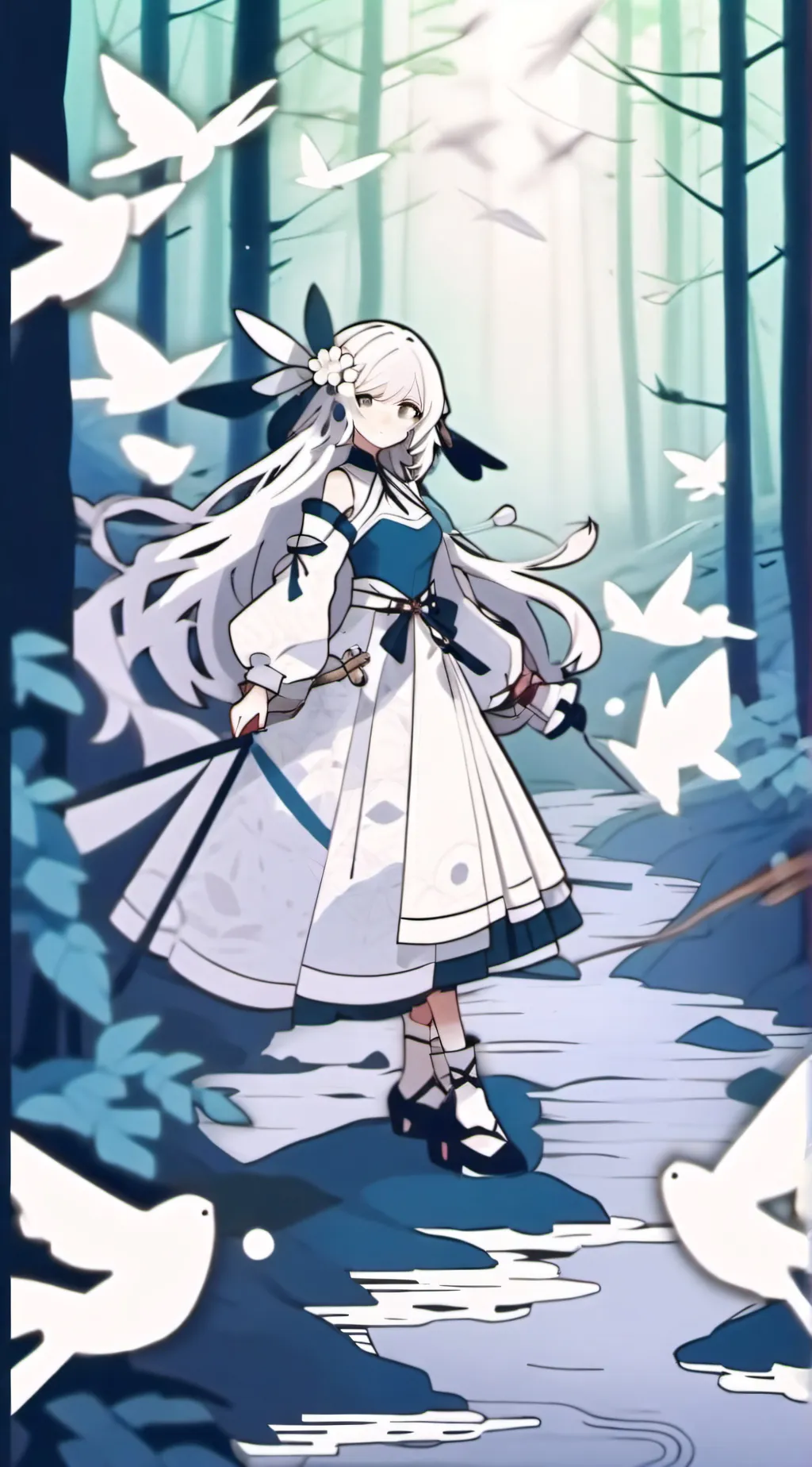 ai character: Murder drones background