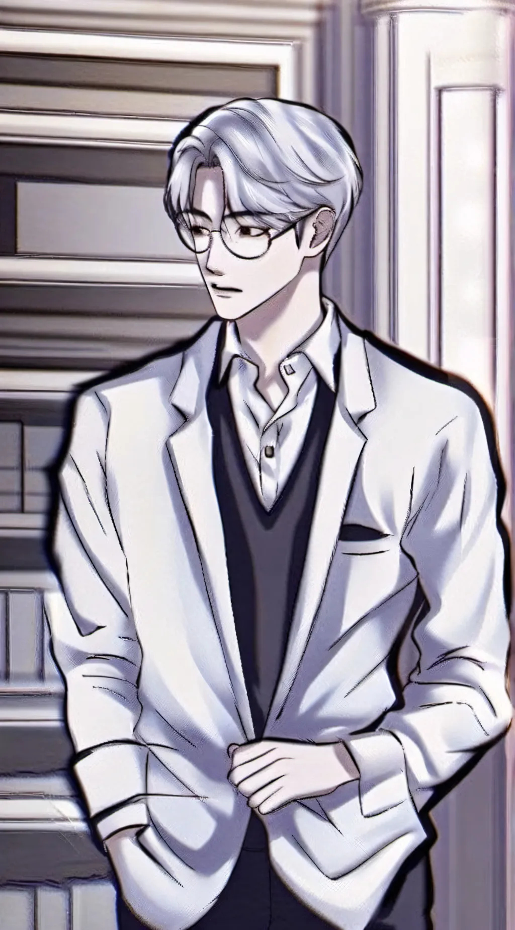 ai character: minwoo background