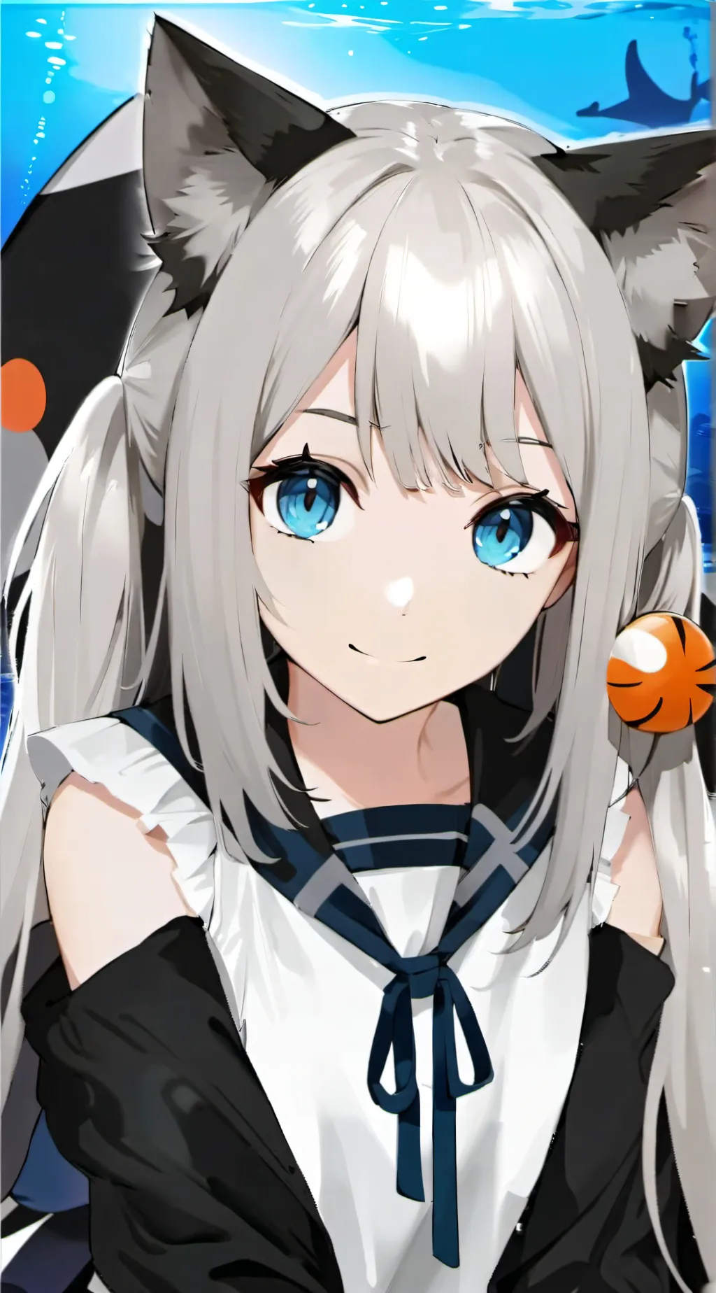 ai character: Kitra the Nautical Furry background