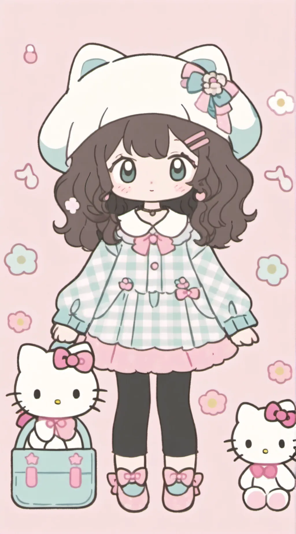 ai character: MHA♥️🤍♥️ background