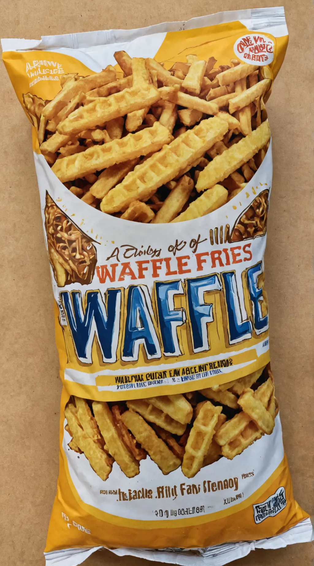 ai character: WaFfLe fRiEs background