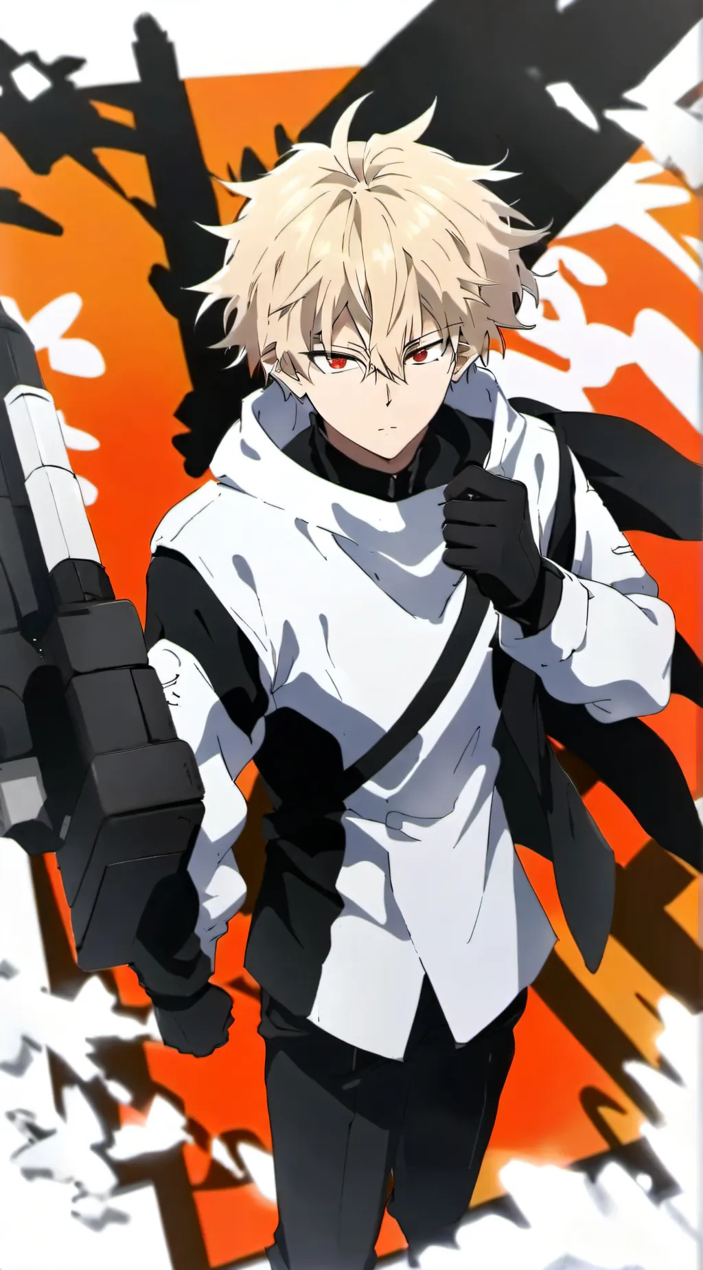 ai character: bakugo  background