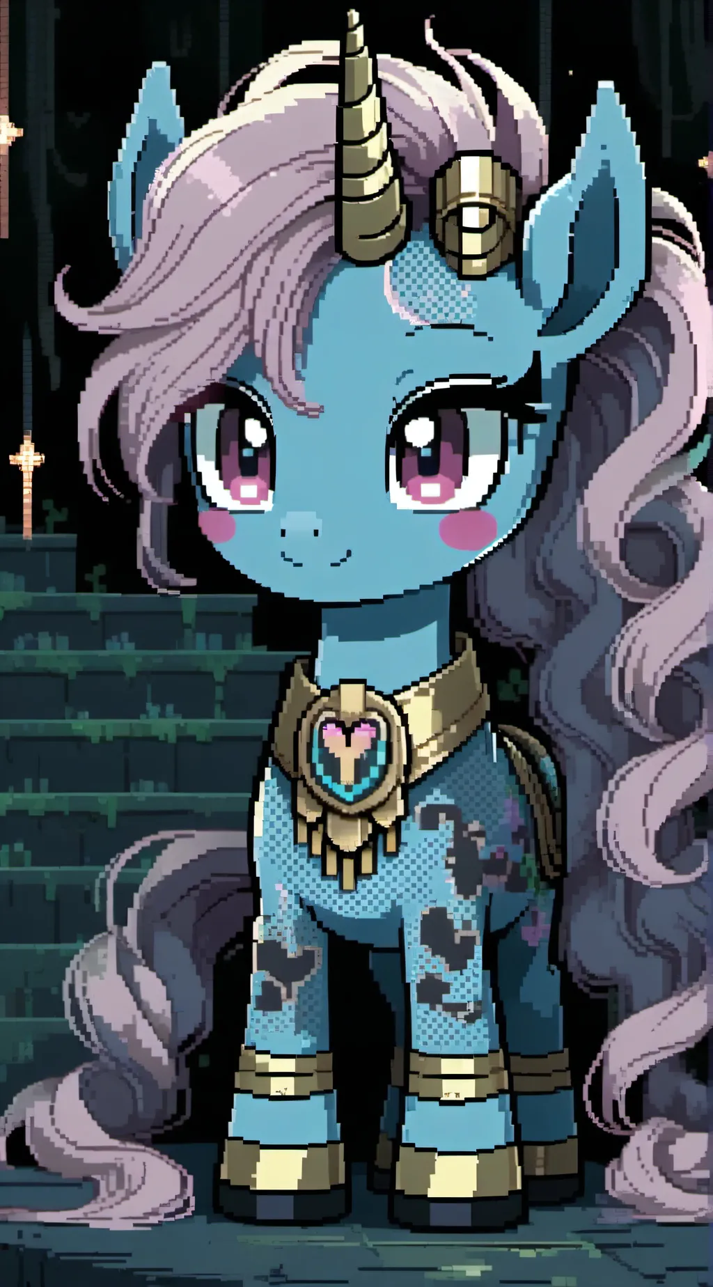 ai character: popsicorn background