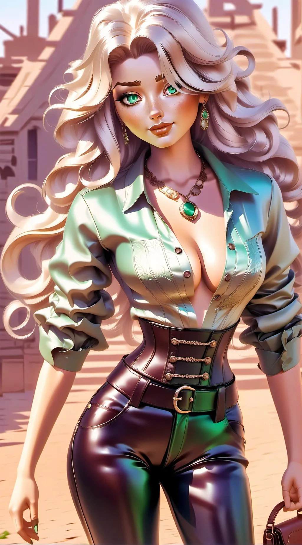 ai character: Autumn Wood background