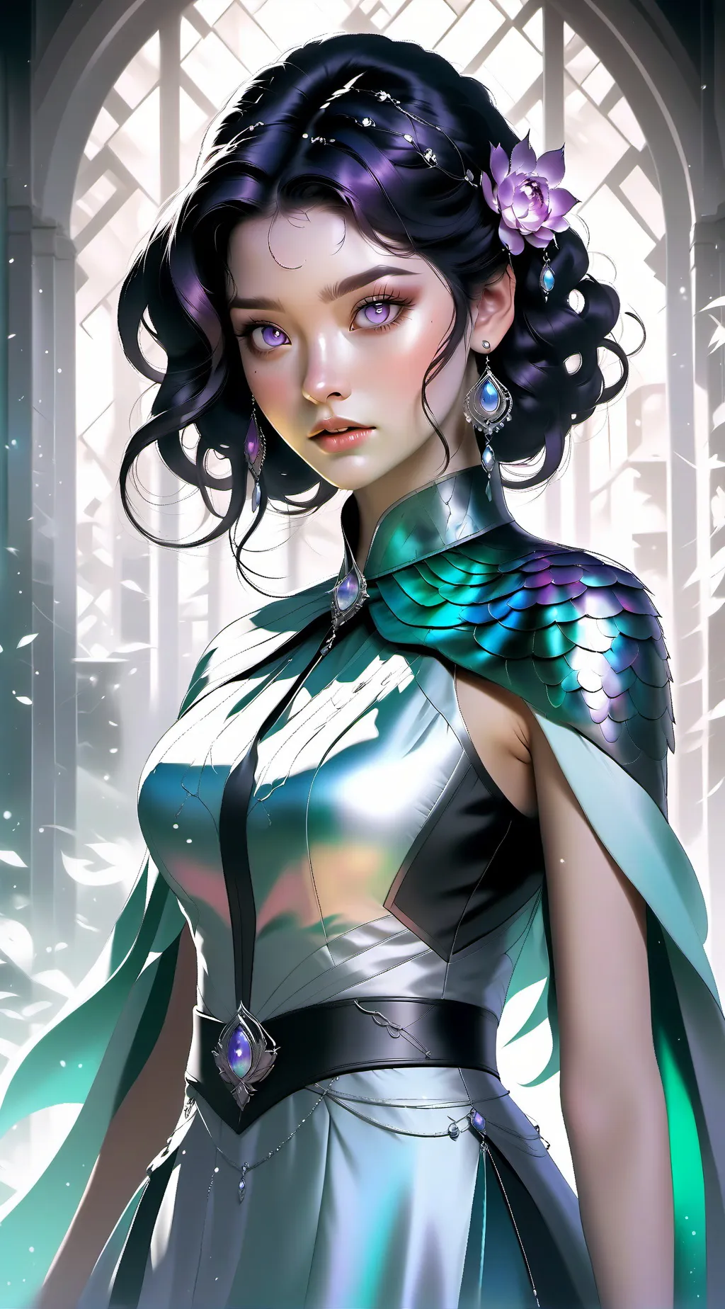 ai character: Tara th logo fairy background