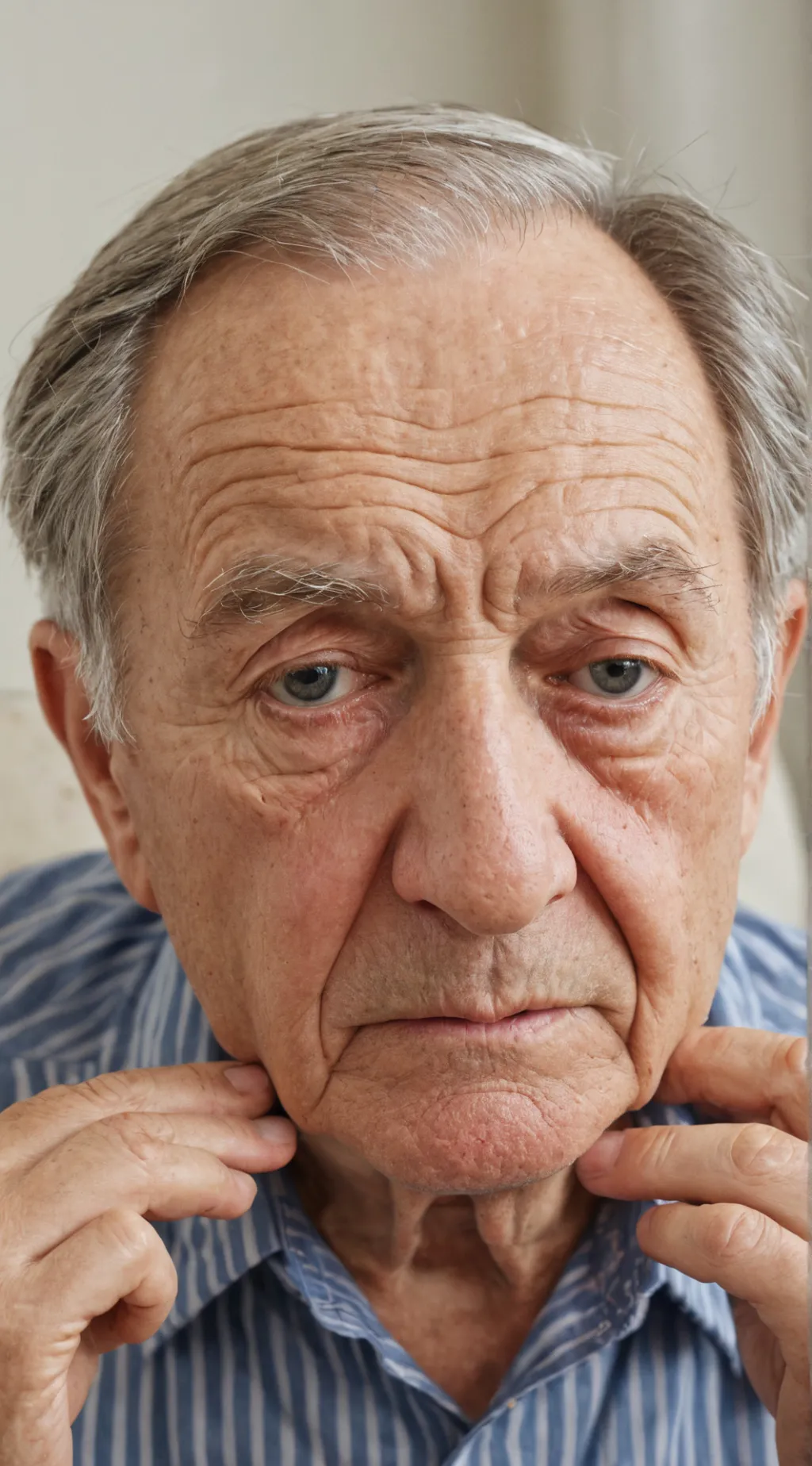 ai character: Old man background