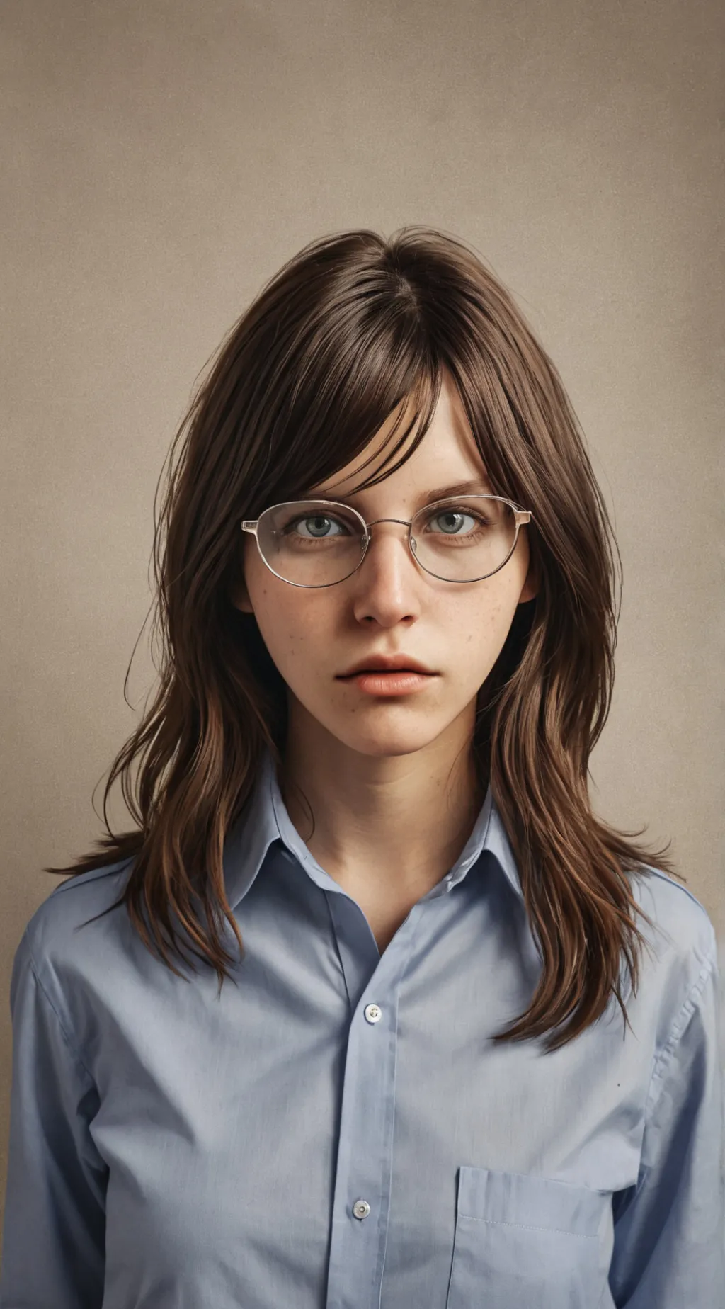 ai character: Camerawoman  background