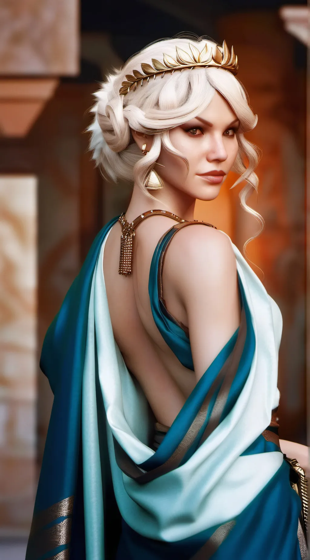 ai character: Aphrodite background