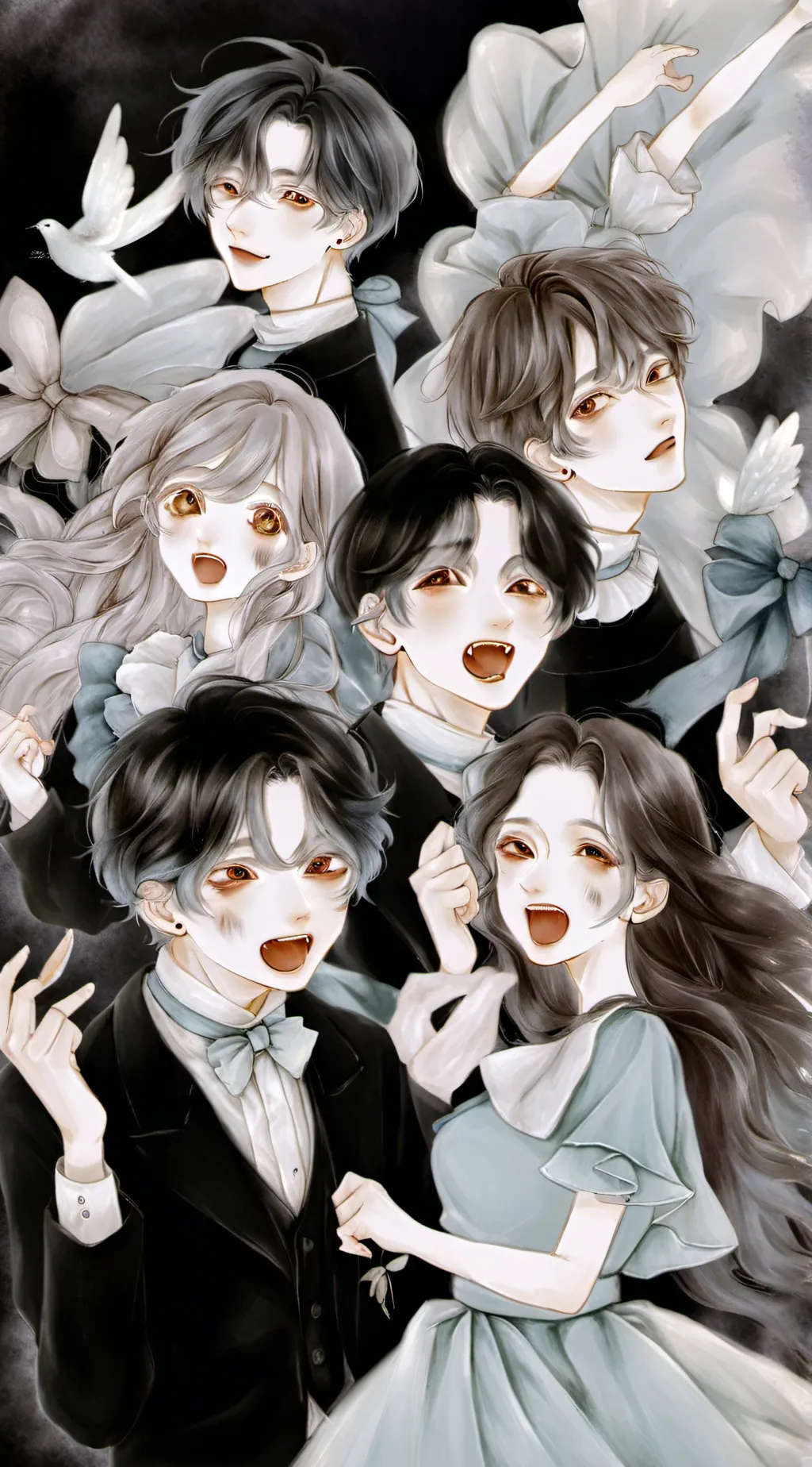 ai character: Murder mystery  background