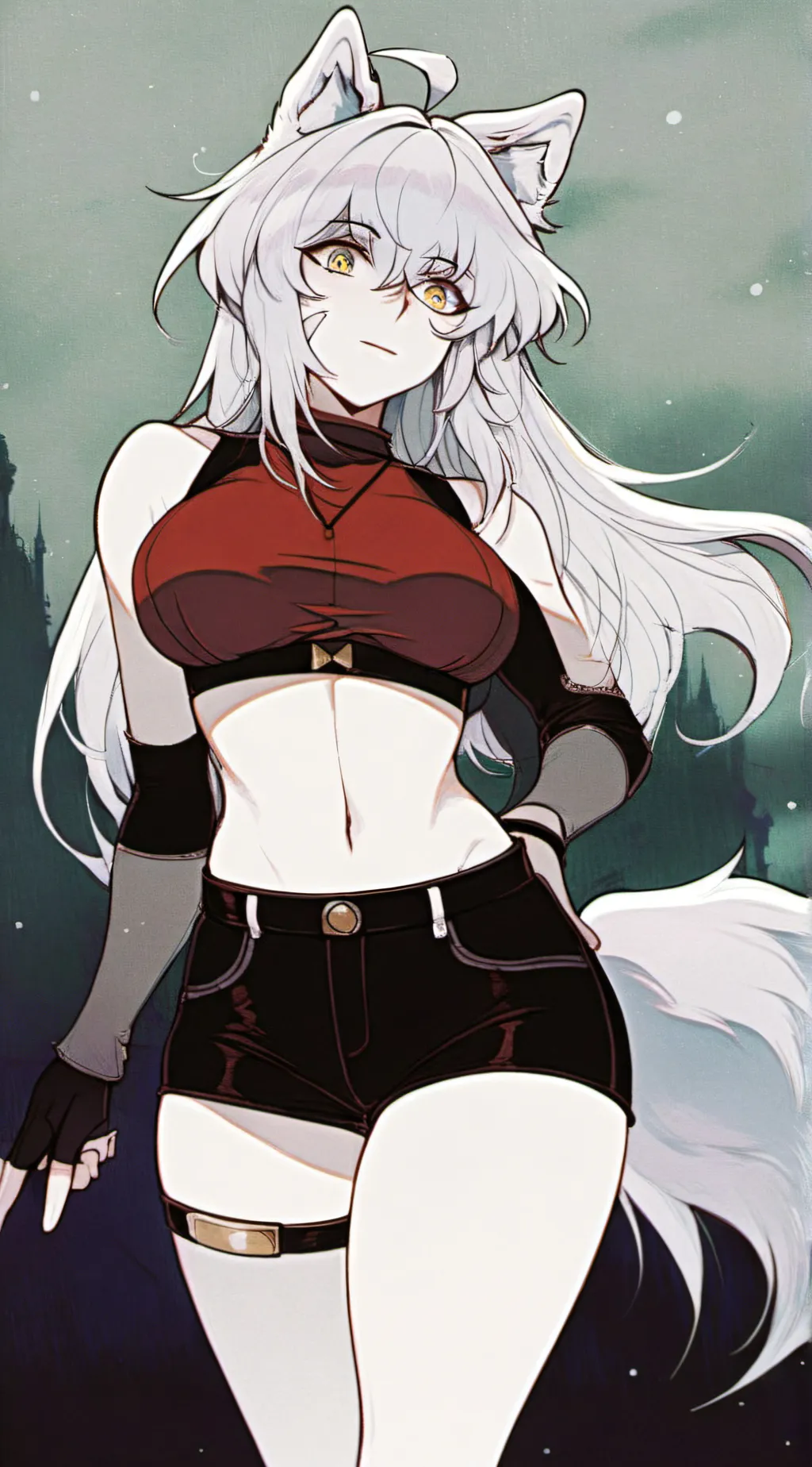 ai character: Nicki  background