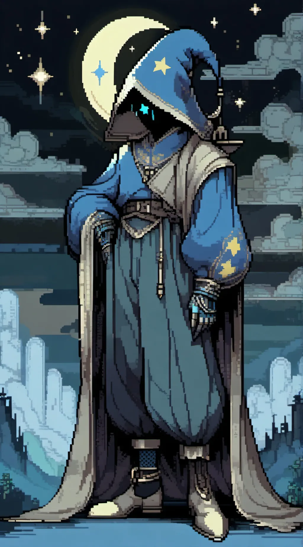 ai character: Dusk background