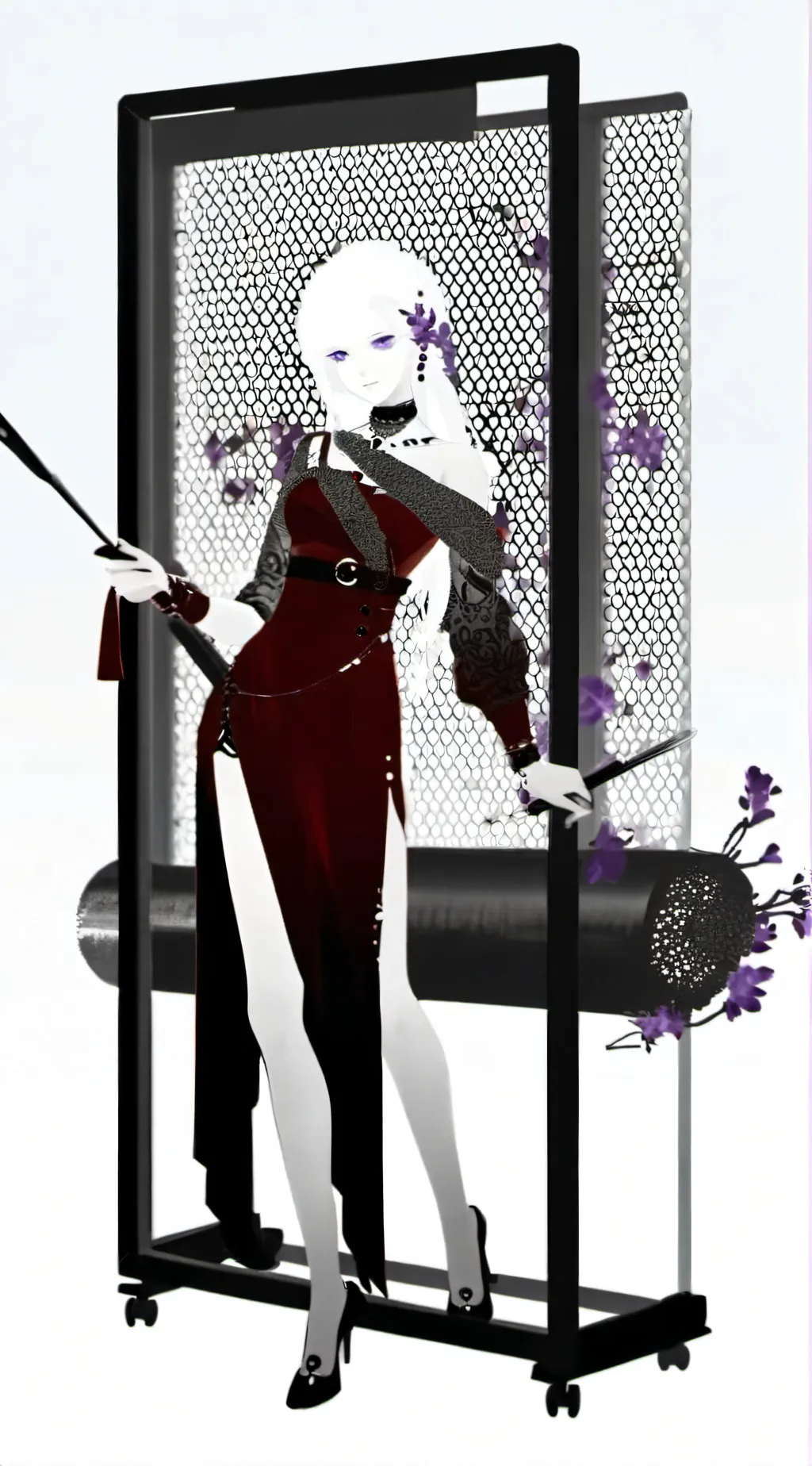 ai character: Tvwoman background