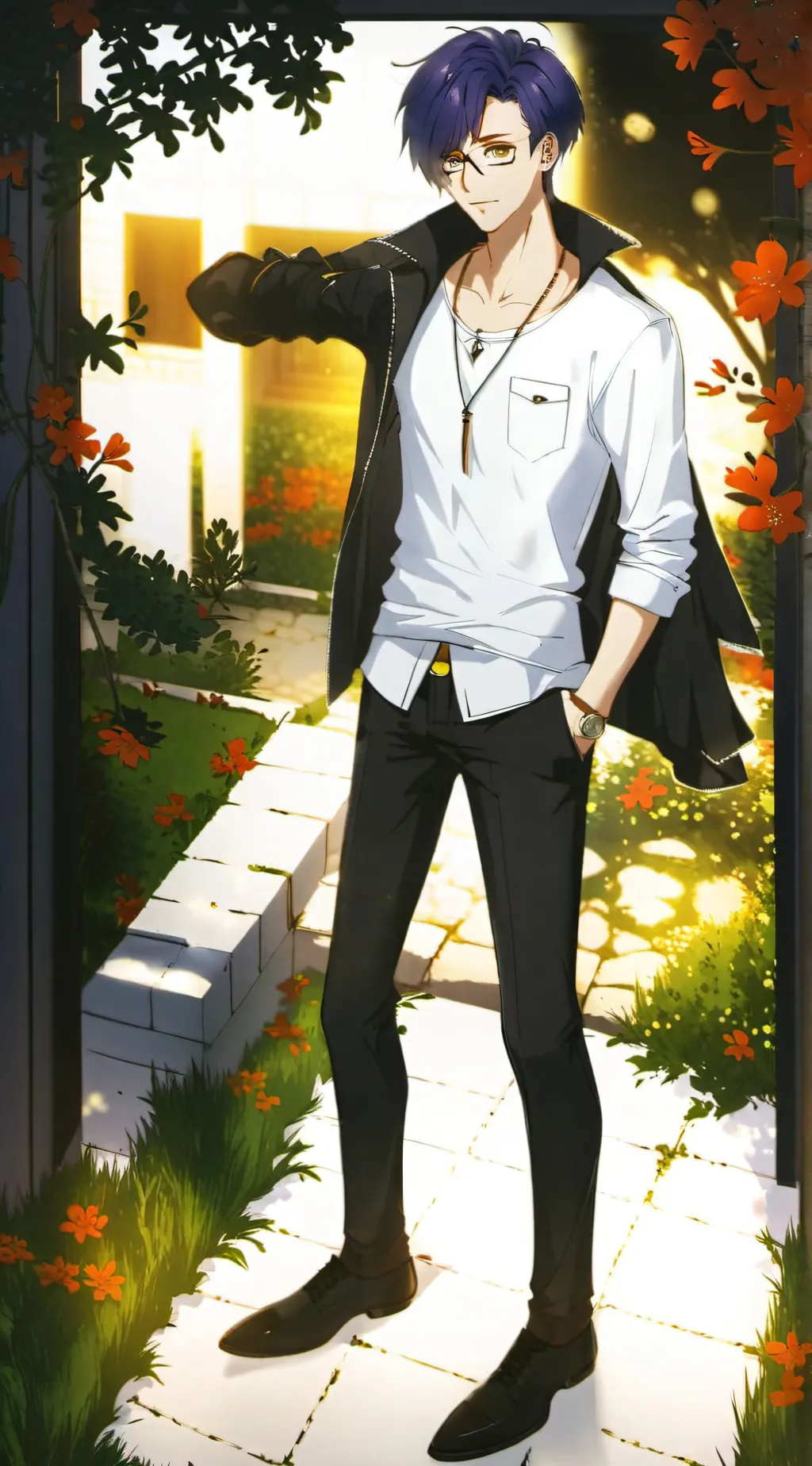 ai character: andrew background