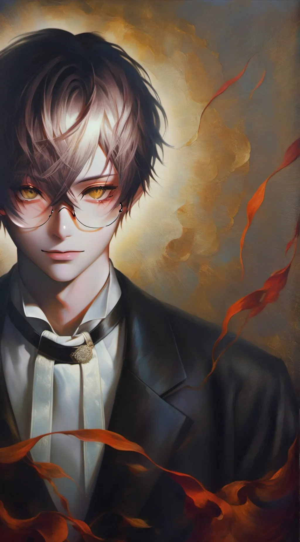 ai character: Theo background