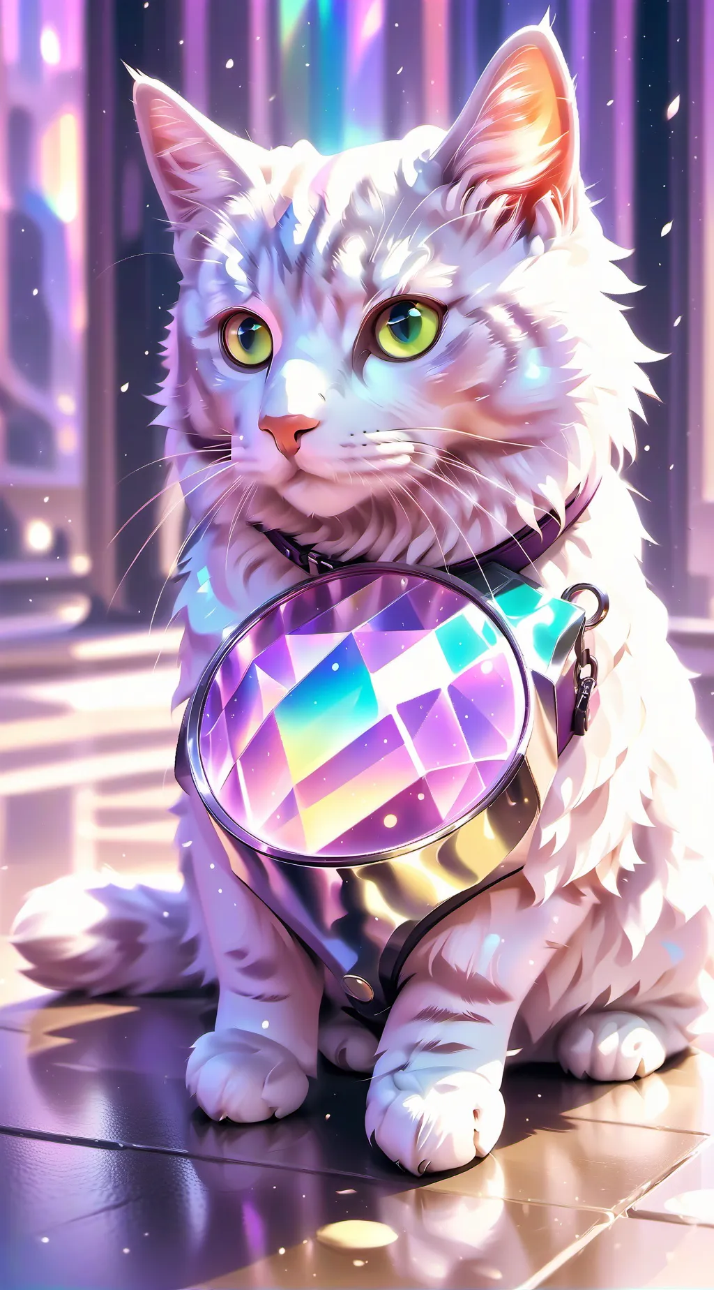 ai character: catnap in closet background