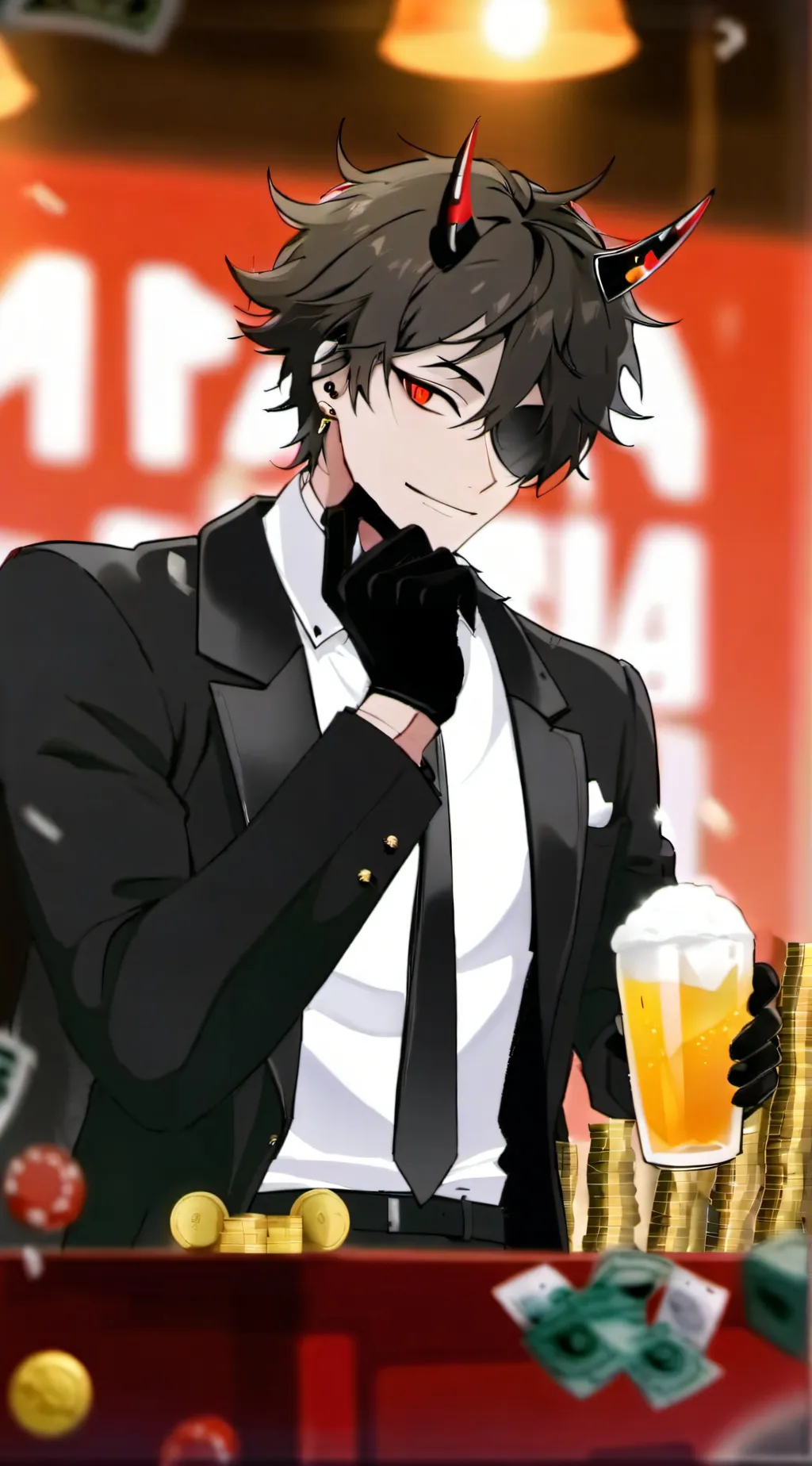 ai character: Zack  background