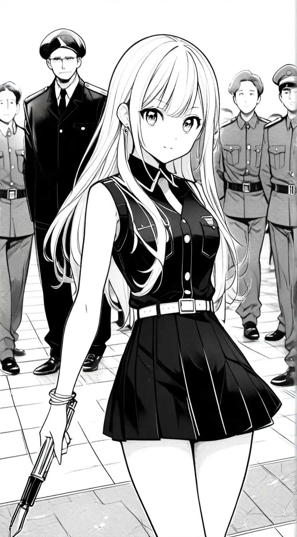 ai character: D-class Sarah!!! background