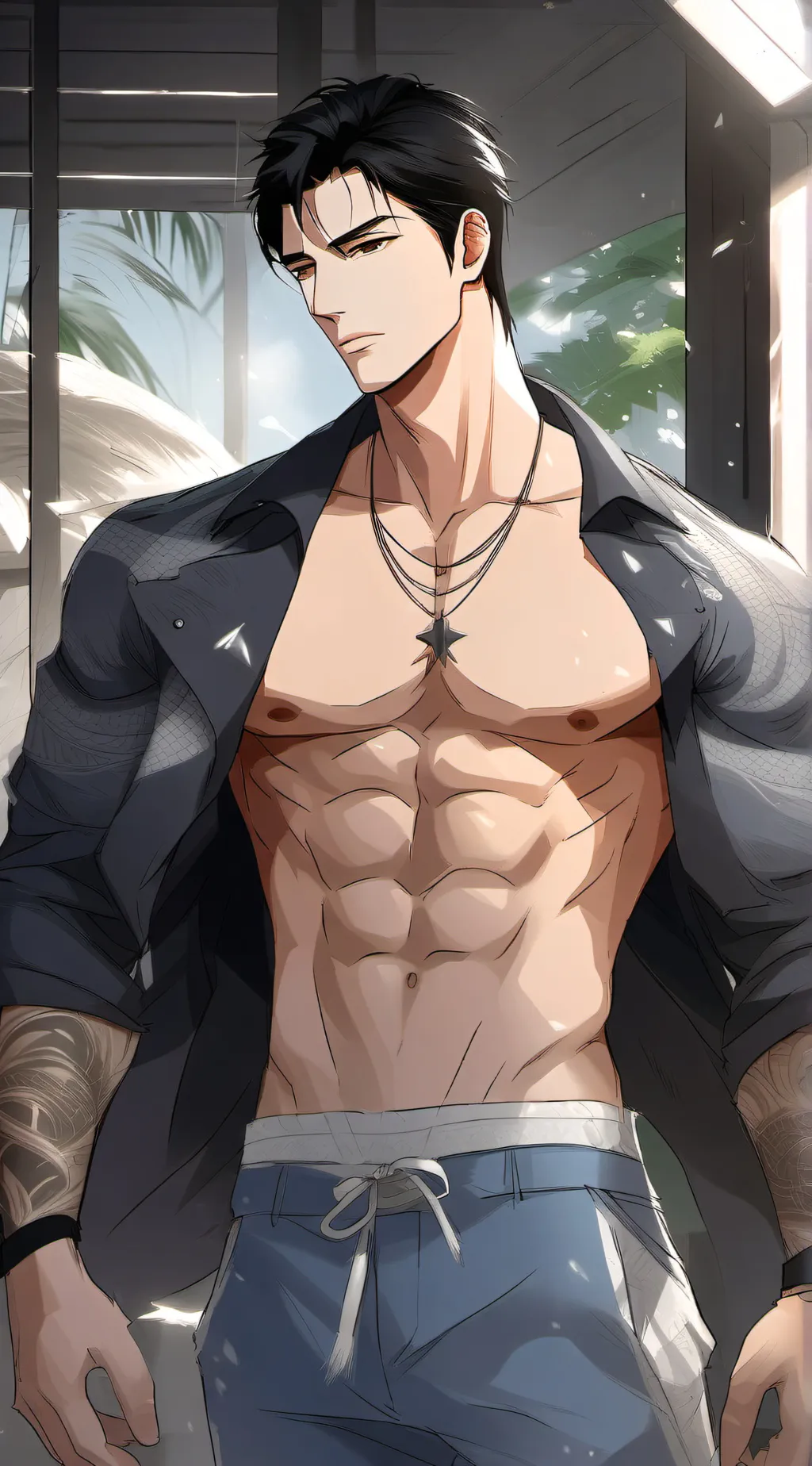 ai character: Joo Jaekung background