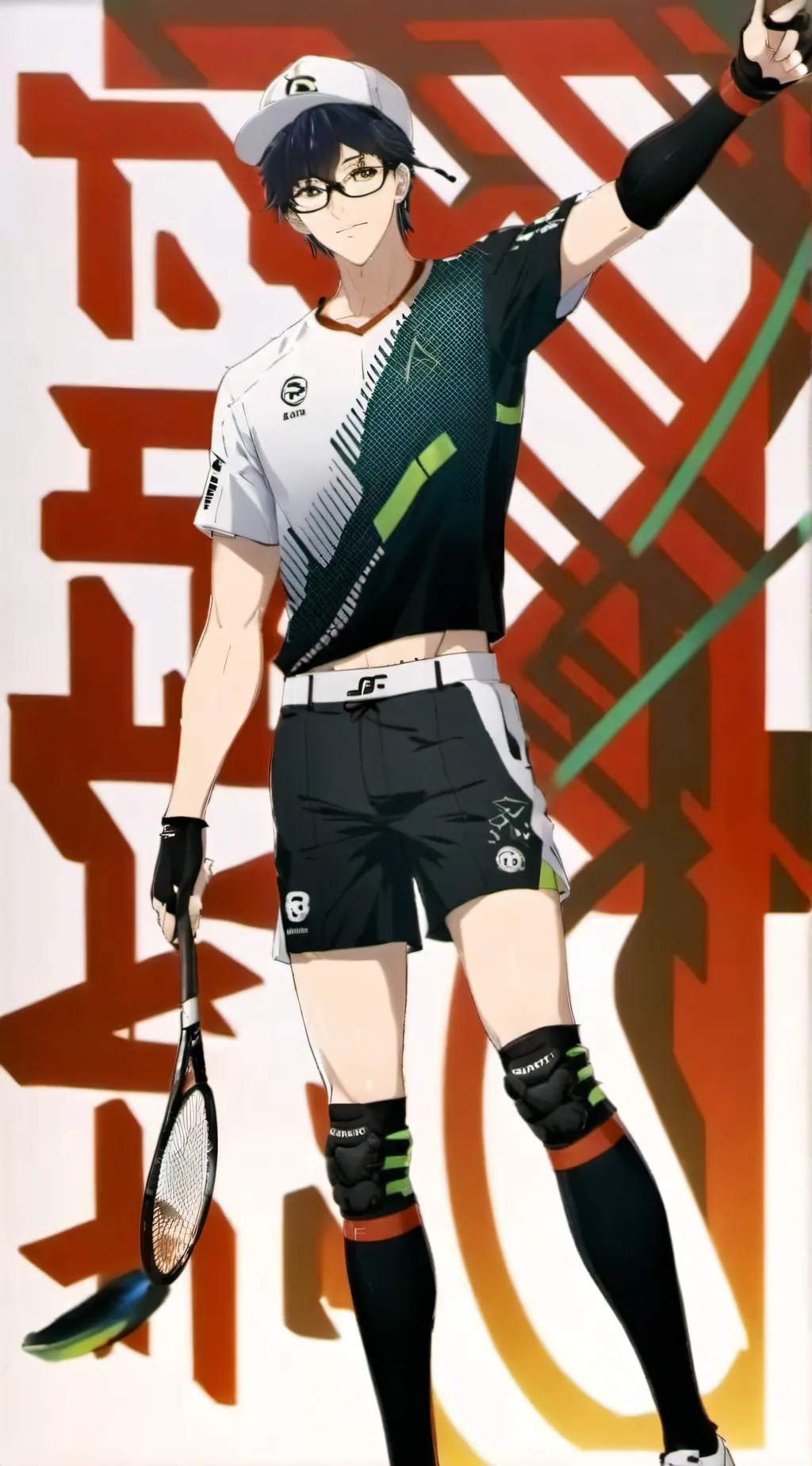 ai character: mha gym background