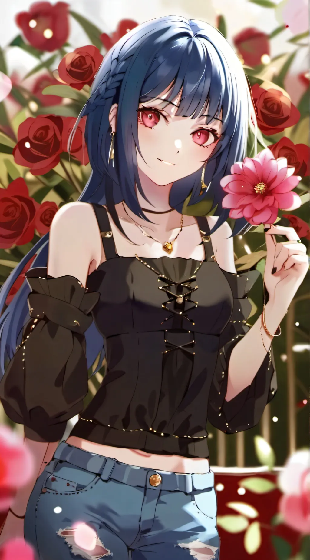 ai character: lunaroid 💫 background