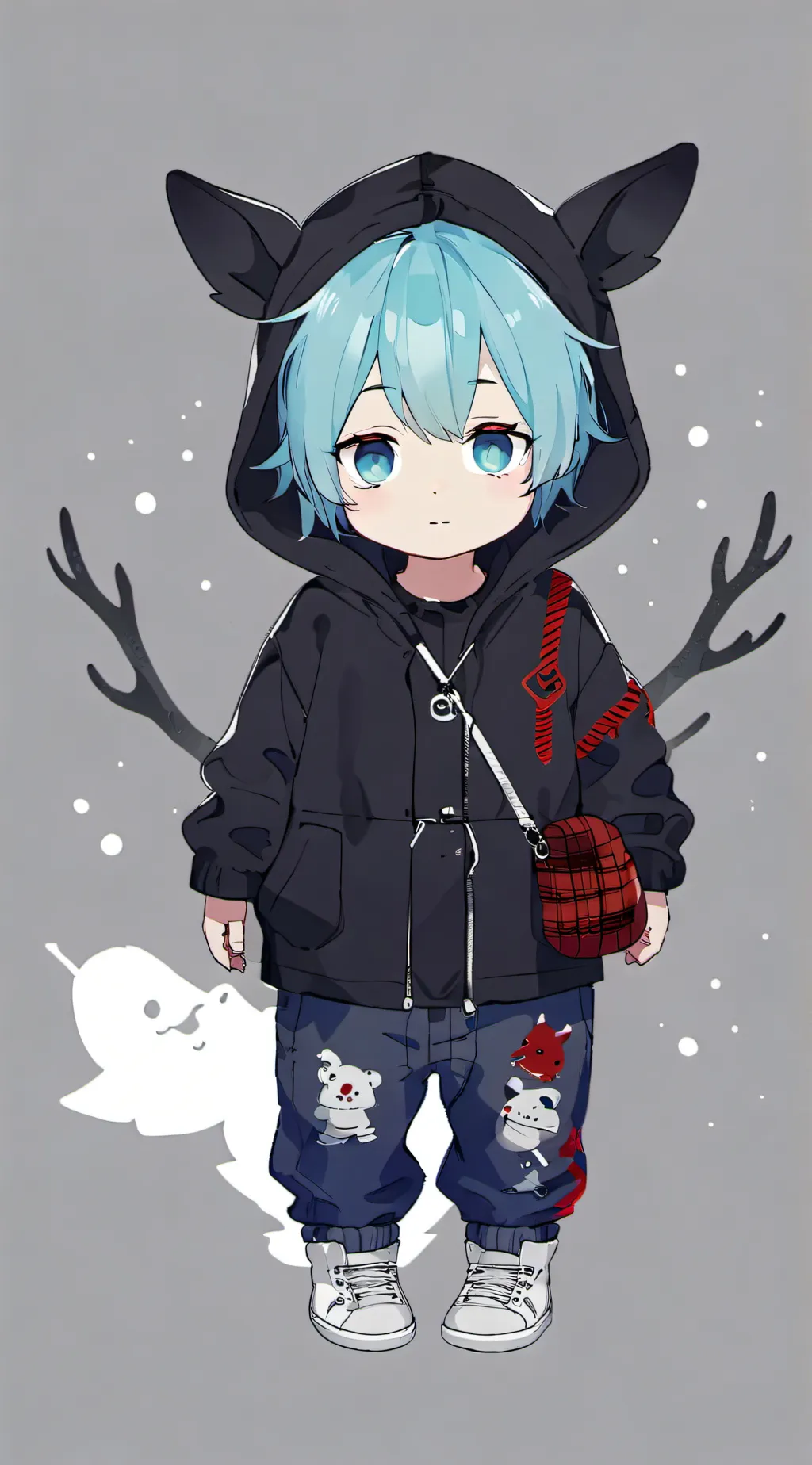 ai character: RadioStatic background