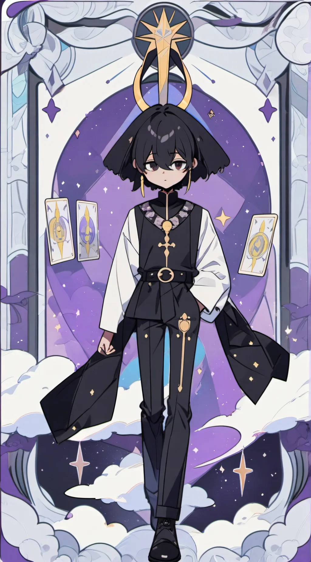 ai character: Neather🎶⚫️ background