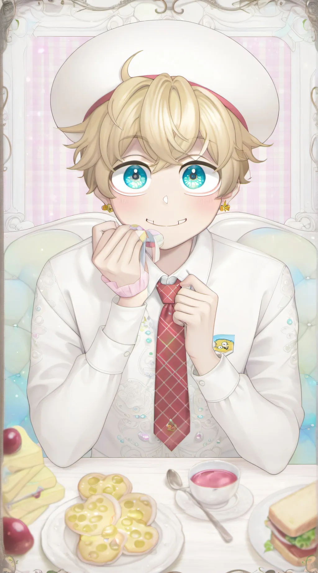 ai character: Spongebob background