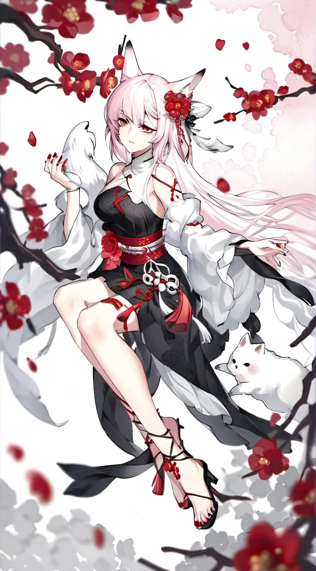 ai character: kitsukinya background