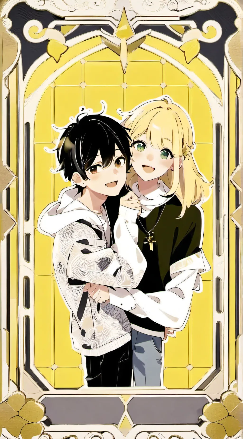 ai character: Tyler&ashley background