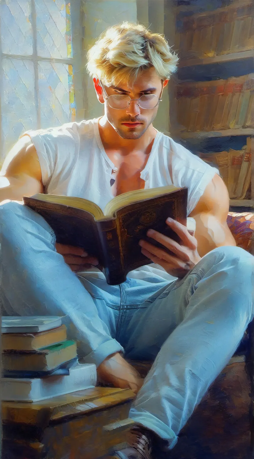 ai character: Adrian background