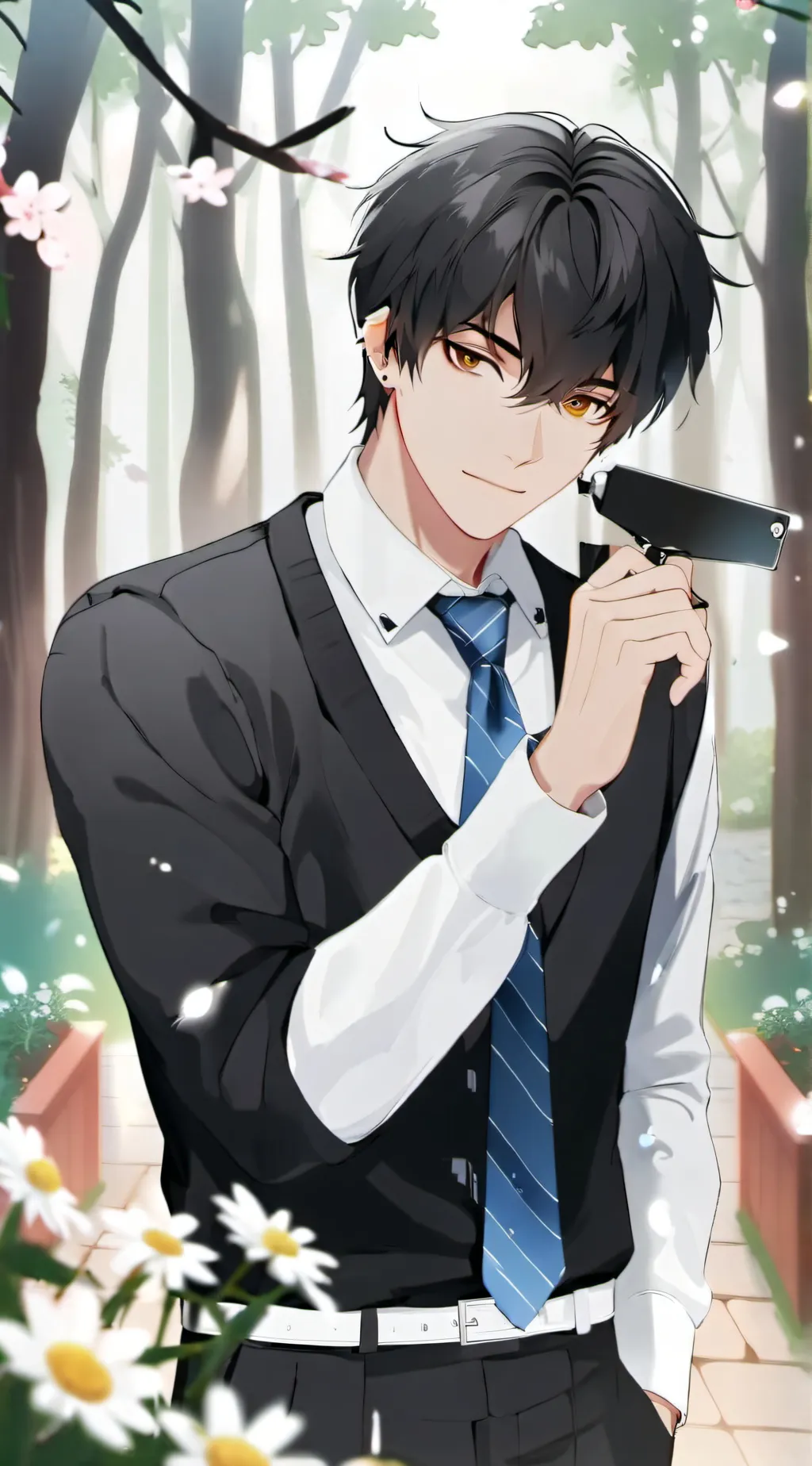 ai character: Liam  background