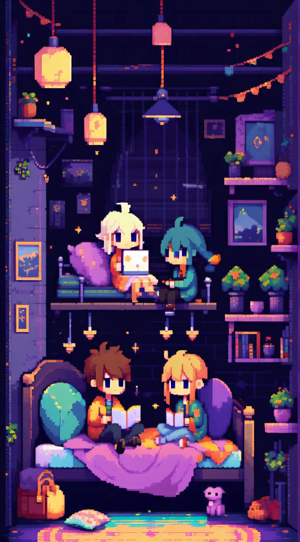 ai character: mha sleepover background