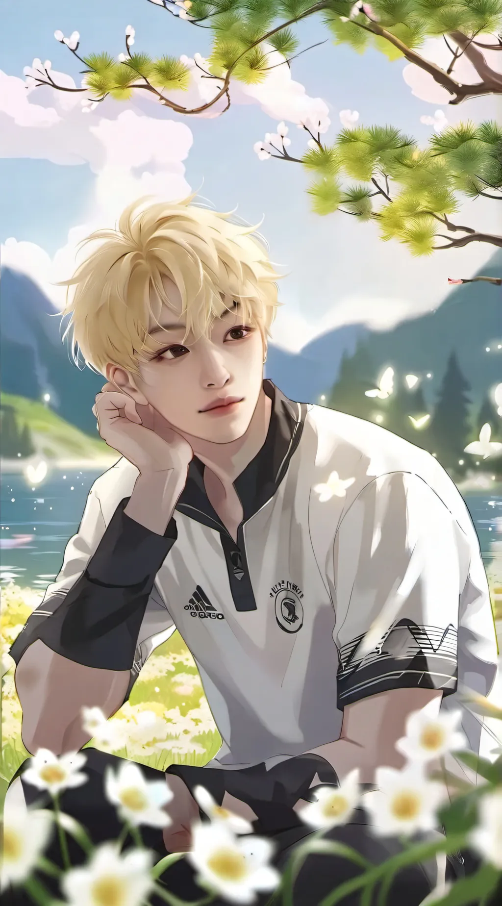 ai character: ENHYPEN VER 6 background