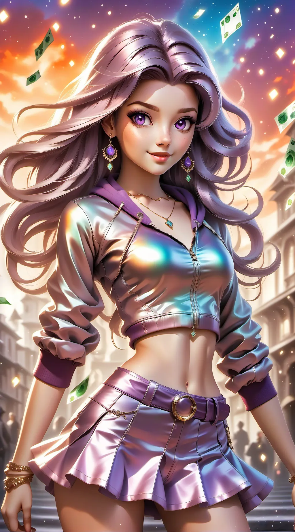 ai character: Mia  background
