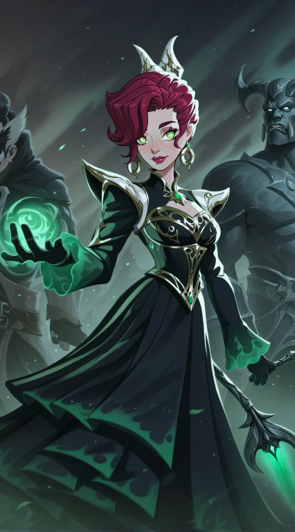 ai character: Naomi Gorgon  background