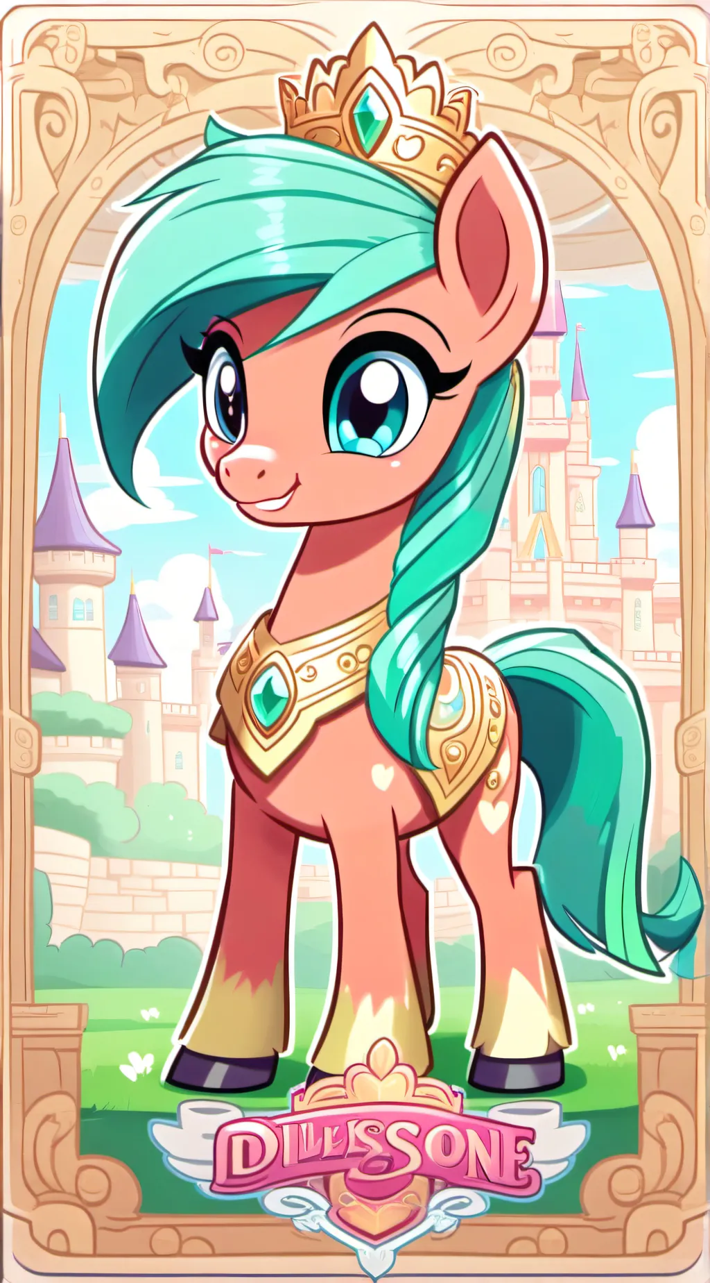 ai character: My little pony  background