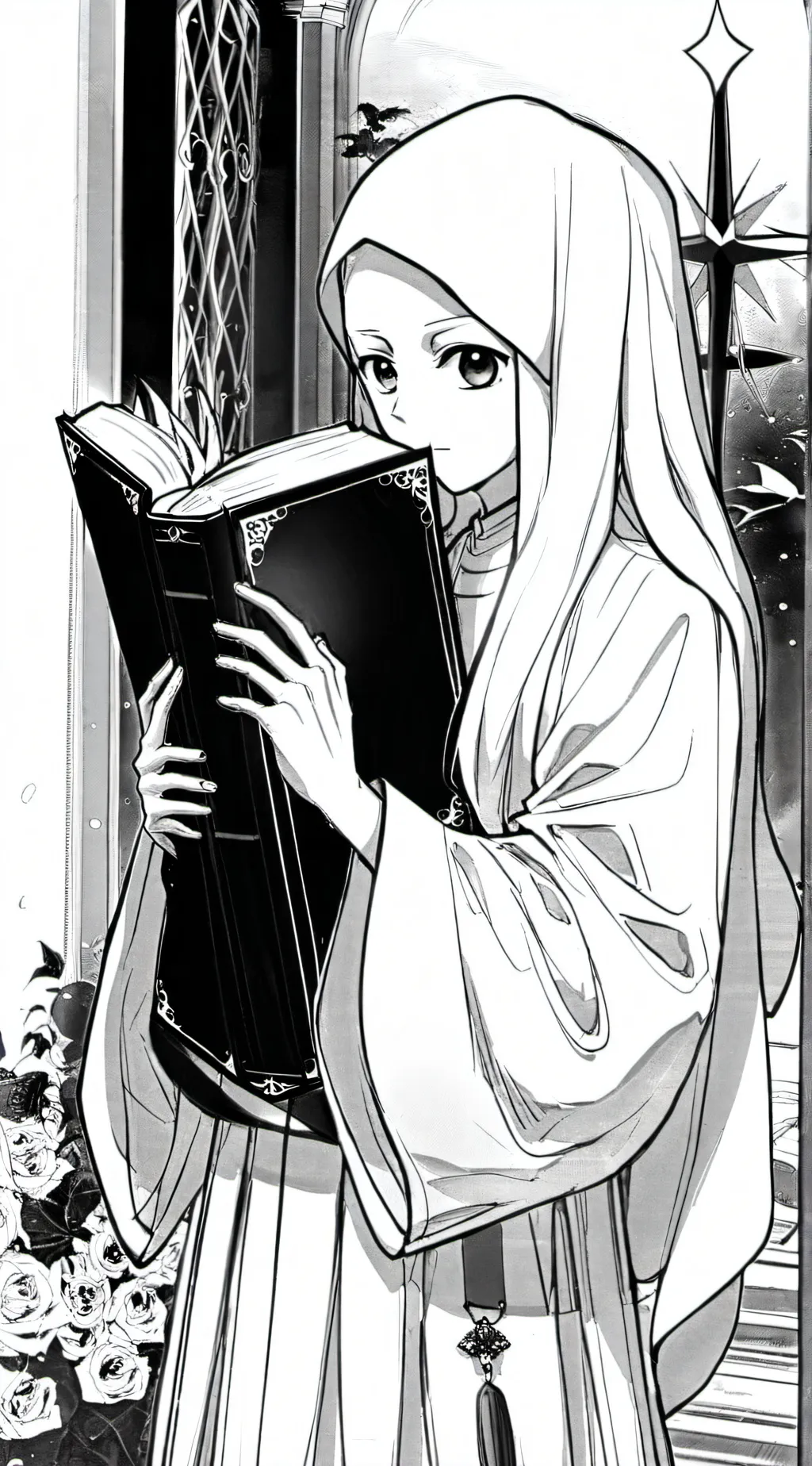 ai character: I need holy things background