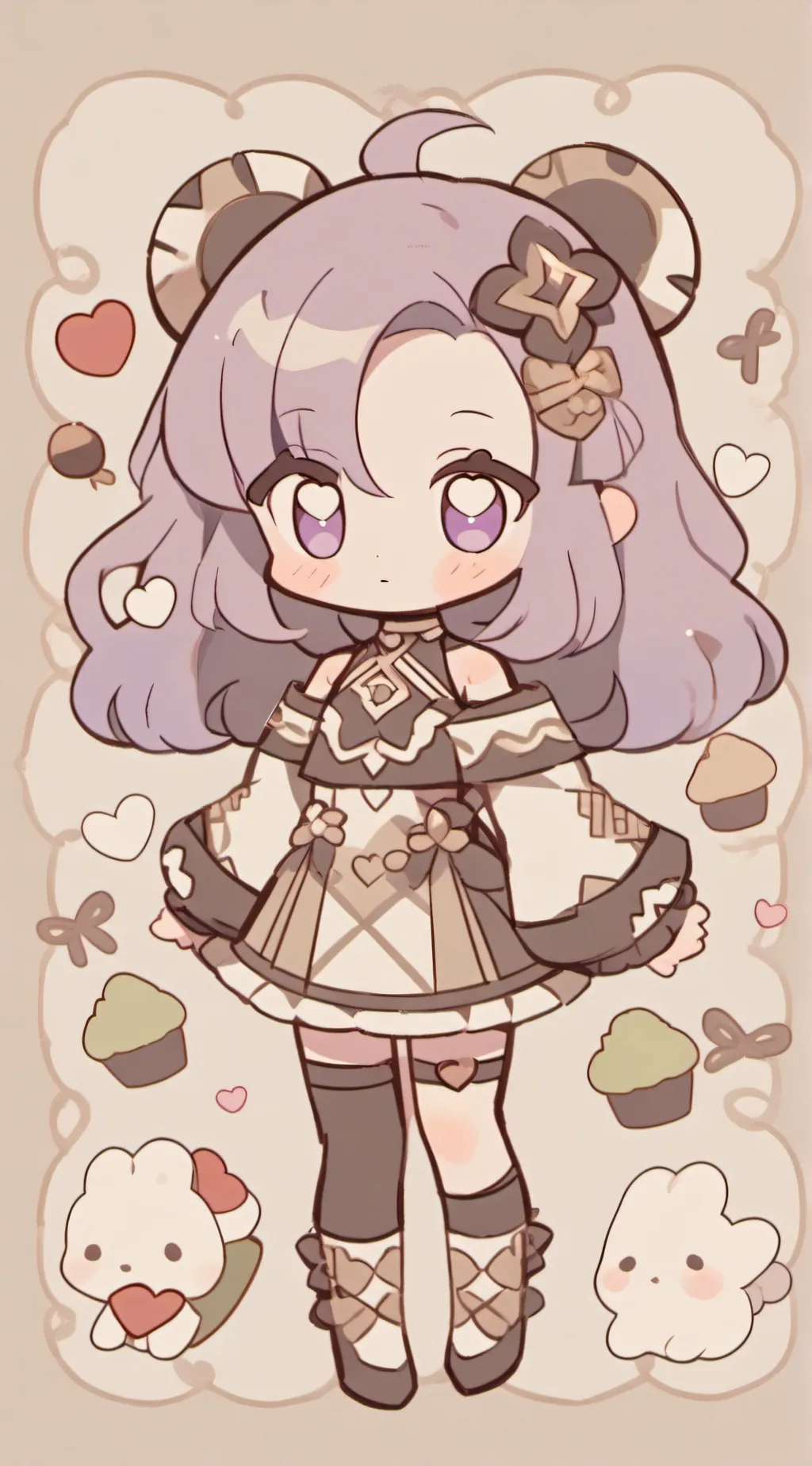 ai character: Eine  background