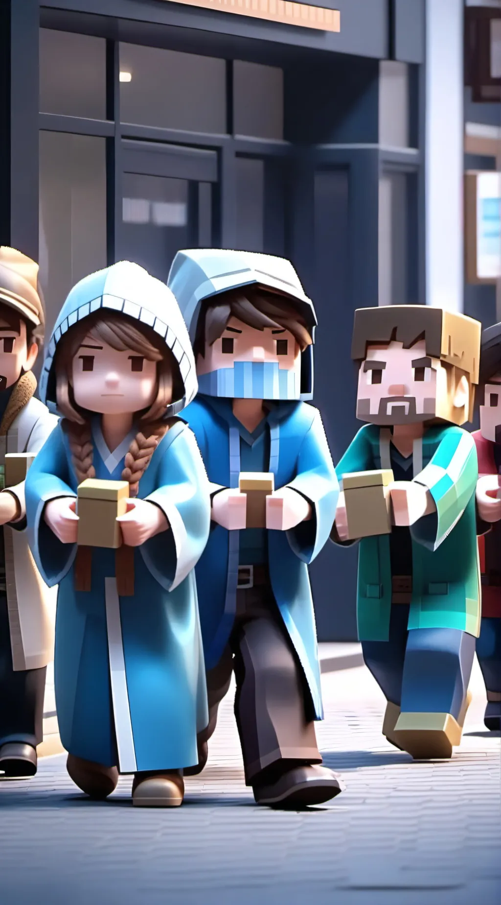 ai character: doa8bw background