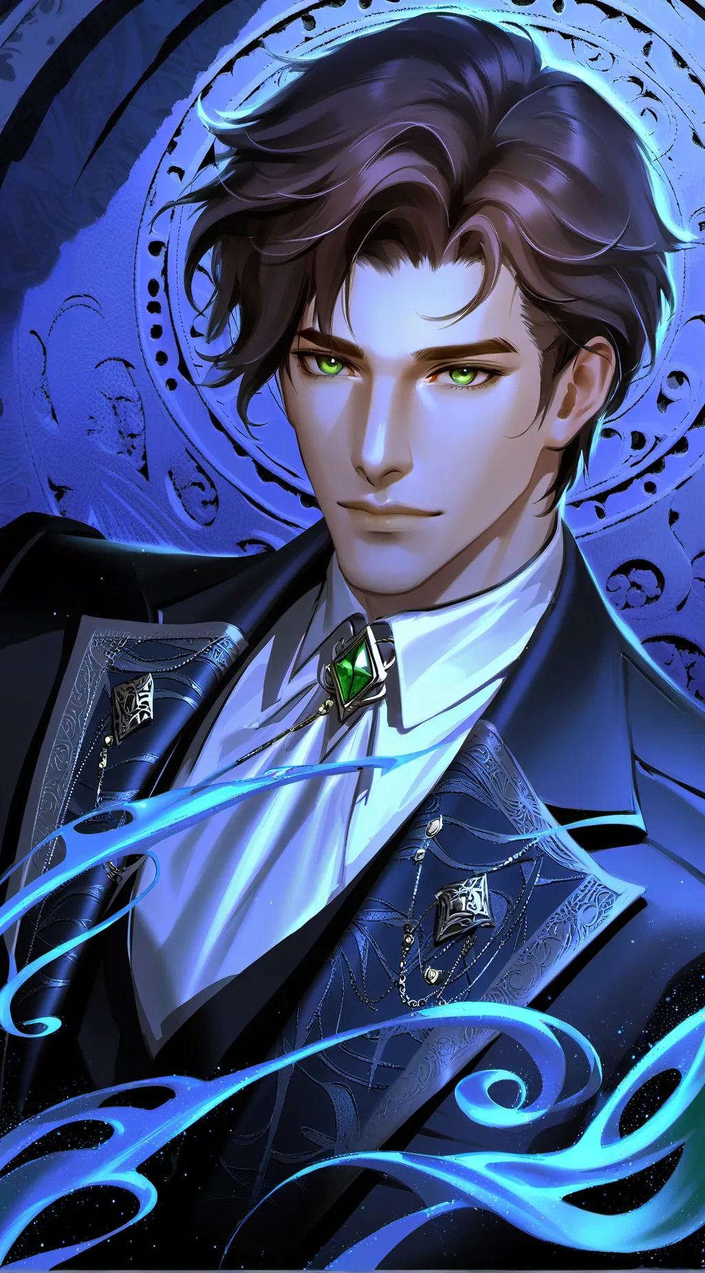 ai character: Damian  background