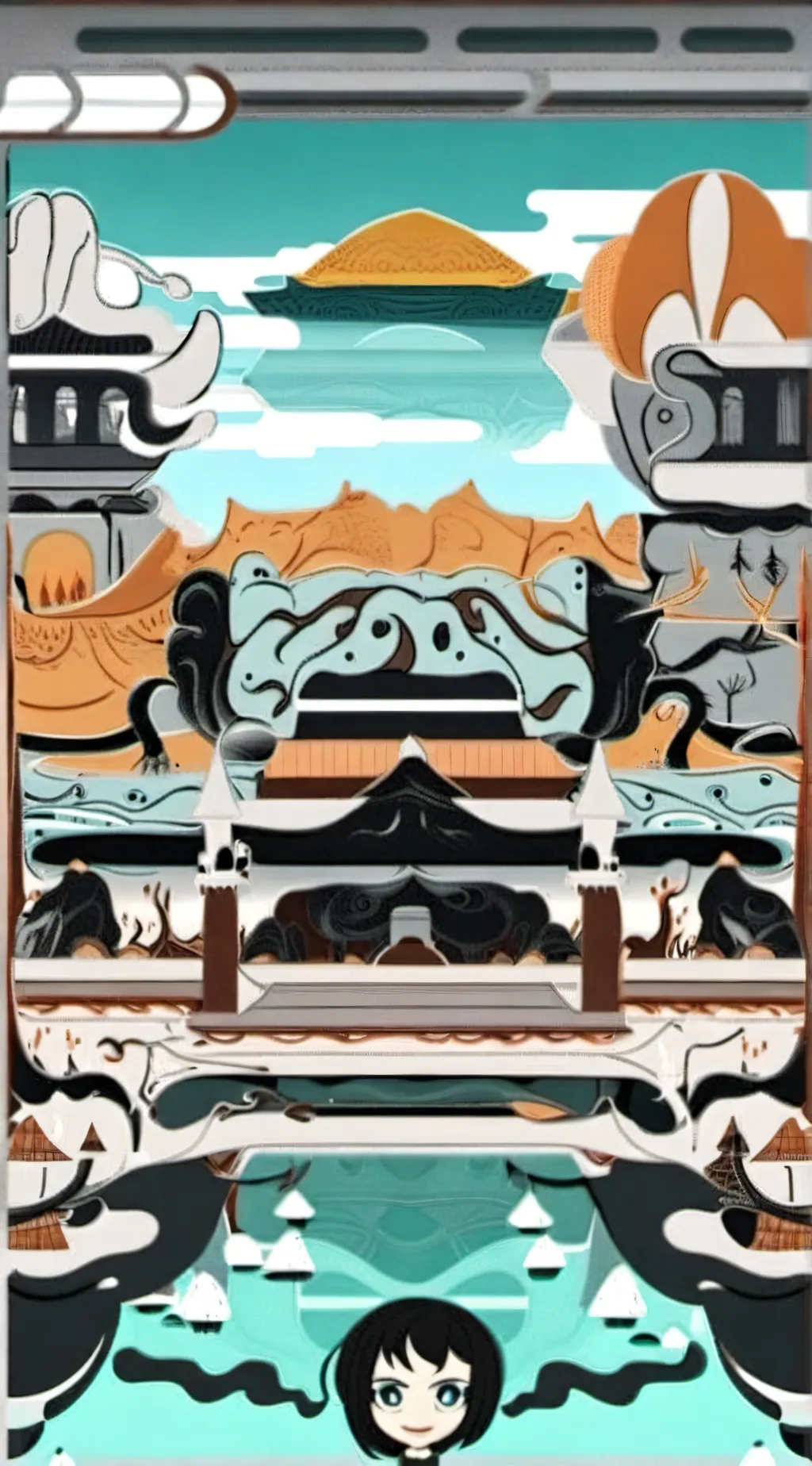 ai character: kny high school background