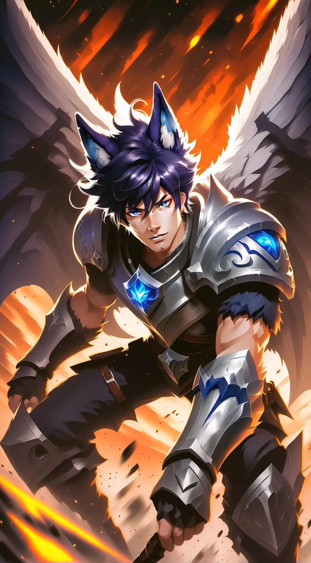 ai character: Ein background