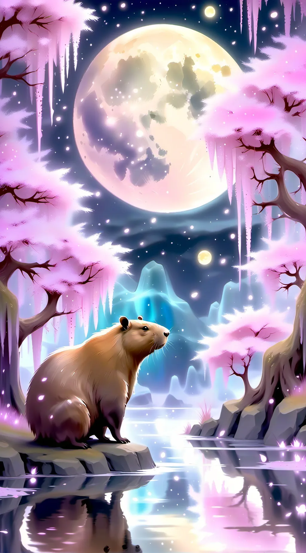 ai character: Capybarra background